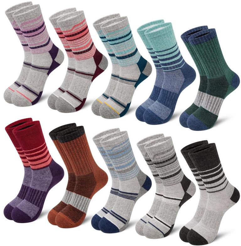 LORITTA WARM WOOL SOCKS WOMENS 6-10 10PK