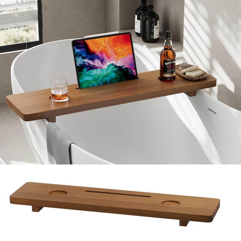 KIASTHOME TEAK BATH TRAY