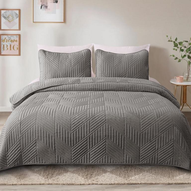 EXCLUSIVO MEZCLA CAL KING QUILT SET