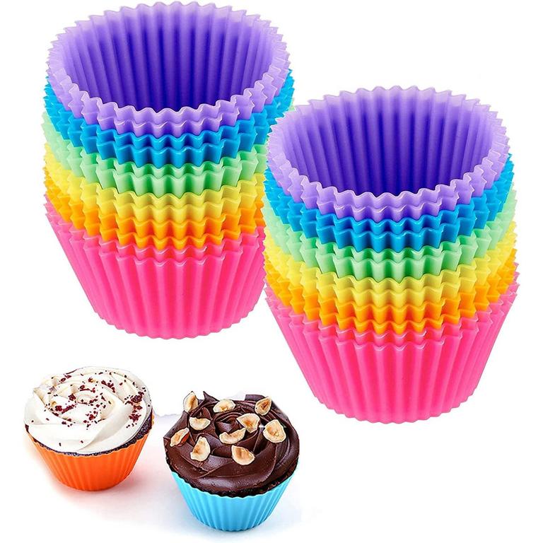 24PK SILICONE CUPCAKE LINERS
