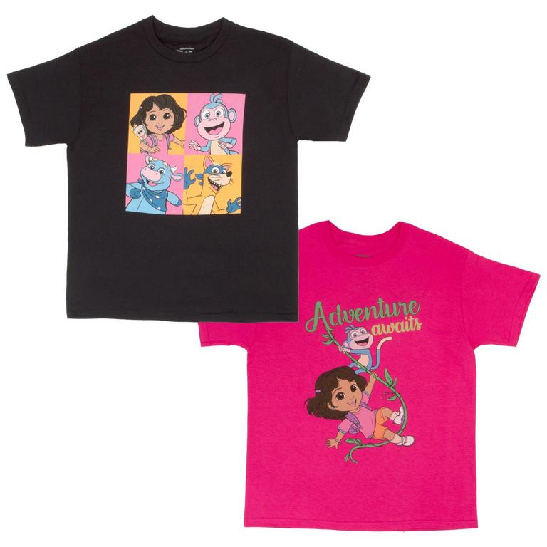 NICK JR DORA TSHIRTS WOMEN XL 2PK