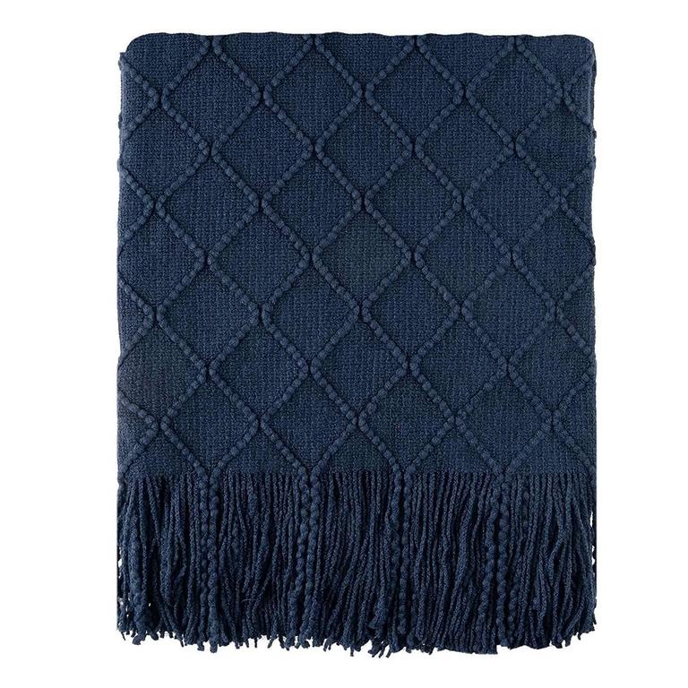 BATTILO NAVY THROW BLANKET