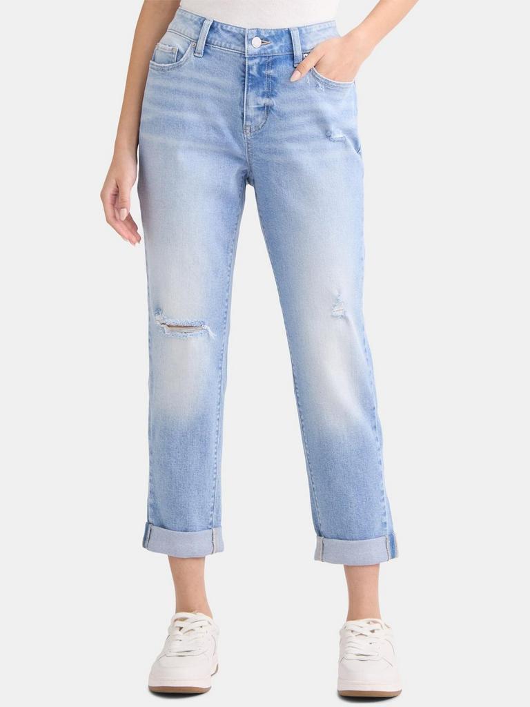 TIME AND TRU WOMENS BOYFRIEND JEANS SZ 14