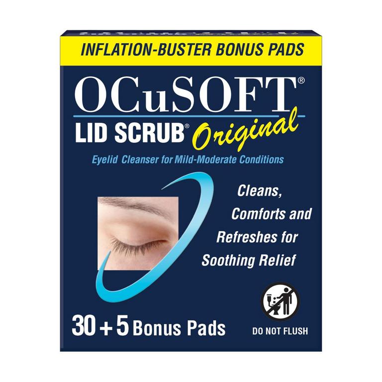 OCUSOFT LID SCRUB 30 COUNT