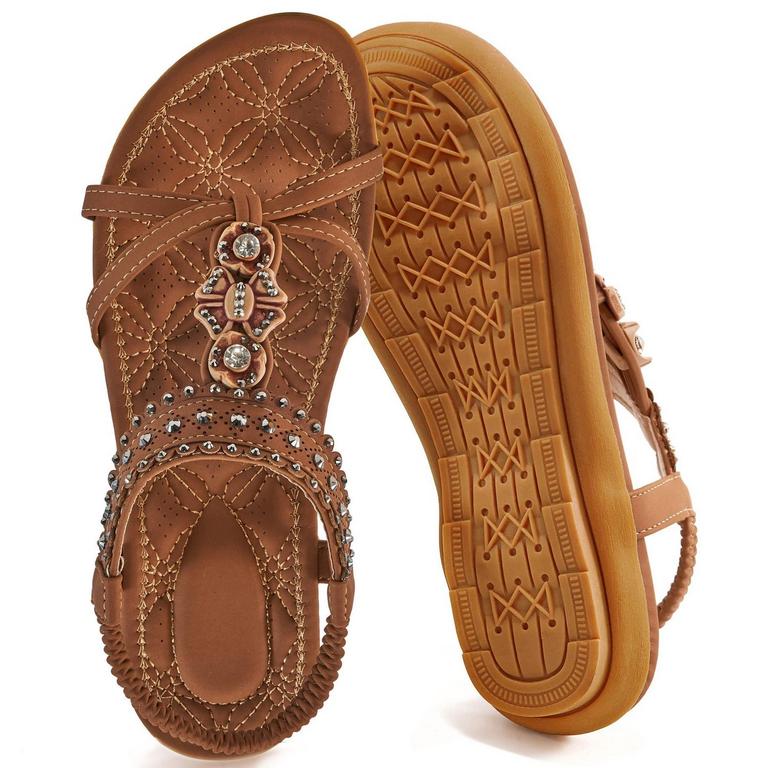 ECETANA WOMENS 9 FLAT SANDALS