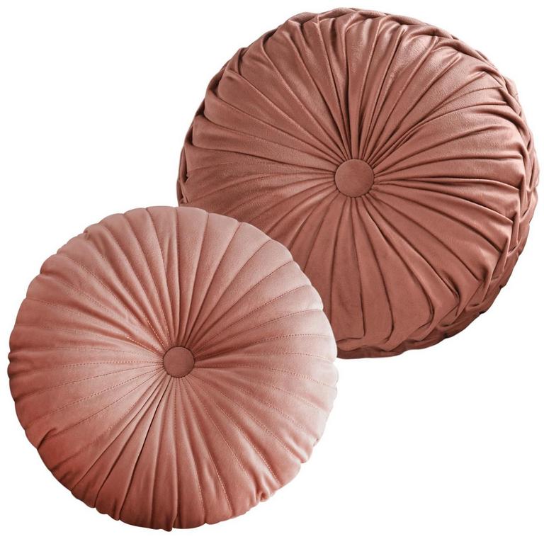 TEIEAS ROUND THROW PILLOWS 2PK 