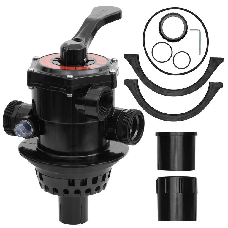 POMEADE MULTIPORT VALVE 1-1/2IN BLACK