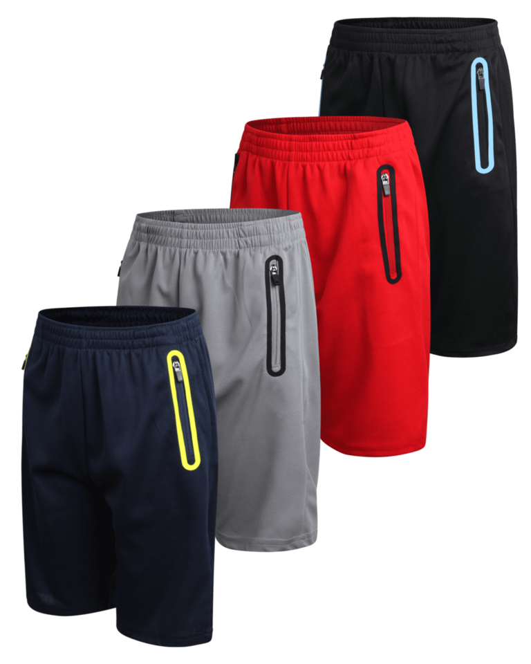 PRO ATHLETE BOYS SIZE 7 SHORTS 4PK