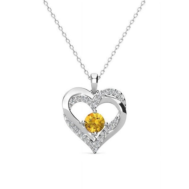 CATE CHLOE NOVEMBER BIRTHSTONE NECKLACE