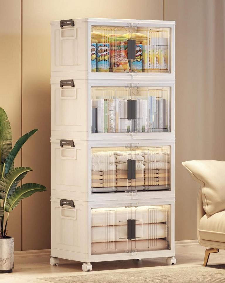 MOBILE STACKABLE STORAGE BINS