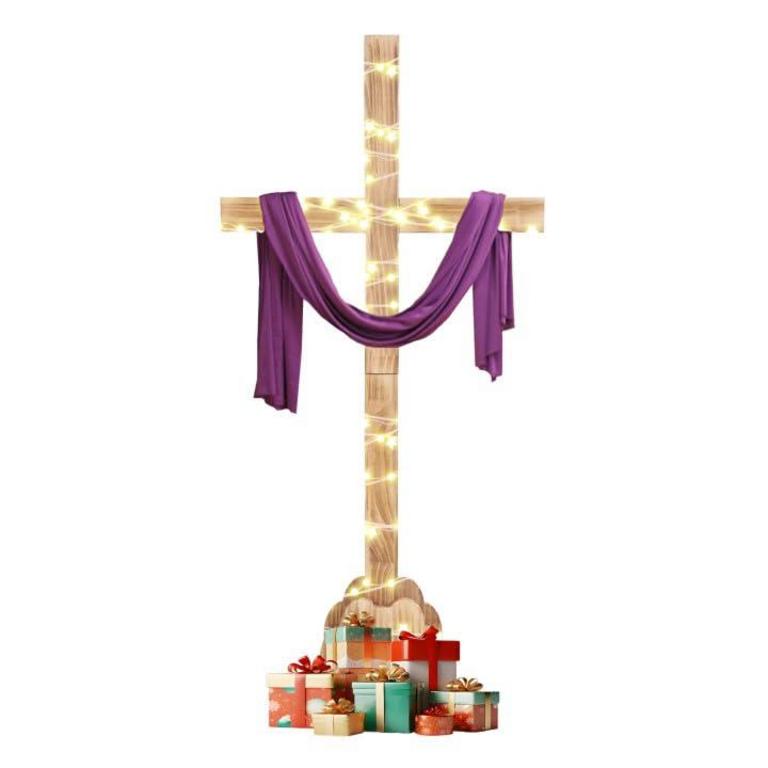 KUABIZ WOOD CROSS 59IN