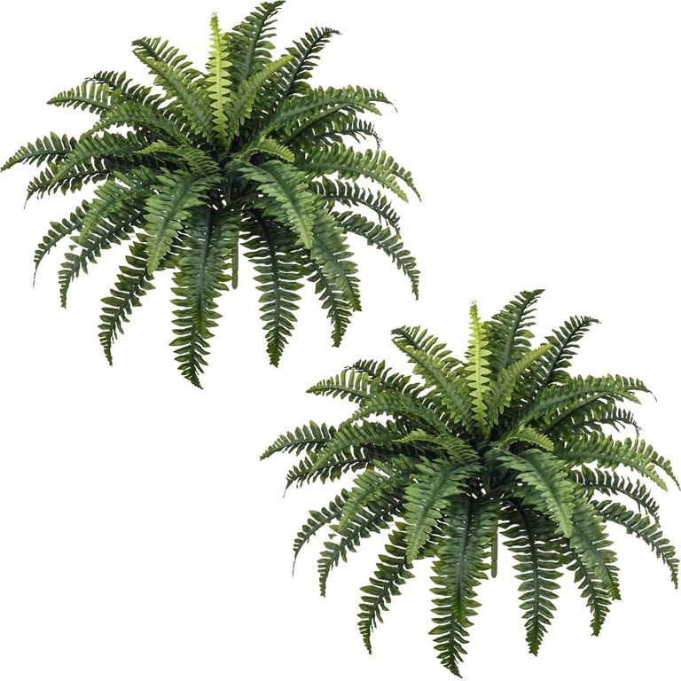 FOREST PRINCE 35IN FAUX FERN BUSH 2PK