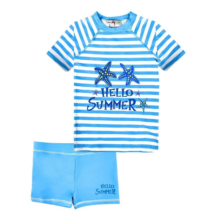 WEVSWE GIRLS RASH GUARD SET 5-6T