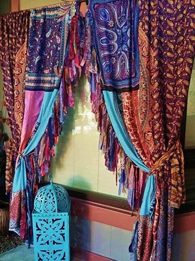 KLAVATE SILK CURTAINS 84IN X 44IN 2PK