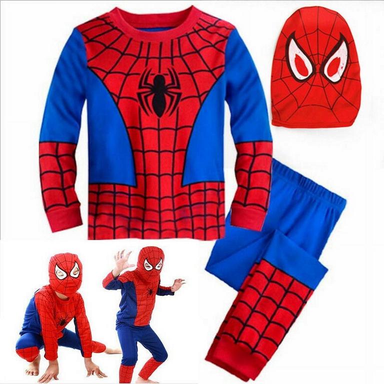KEPZEAL BOYS M SUPERHERO COSTUME