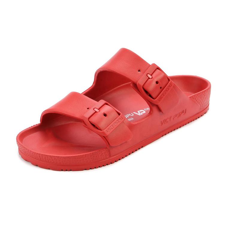 VICT POPU WOMENS 7 RED SANDALS
