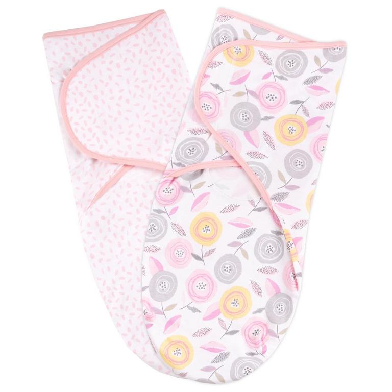 LITTLE STAR ORGANIC BABY SWADDLES L 2PK