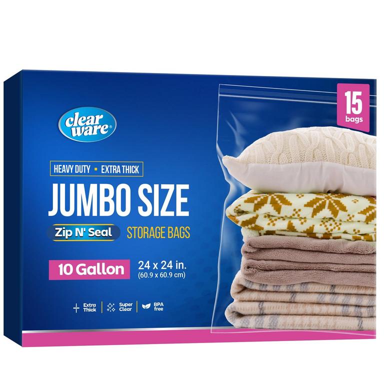 15PK 10-GAL ZIPPER BAGS