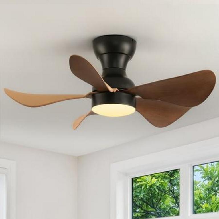 30" INDOOR CEILING FAN W/LIGHT & REMOTE