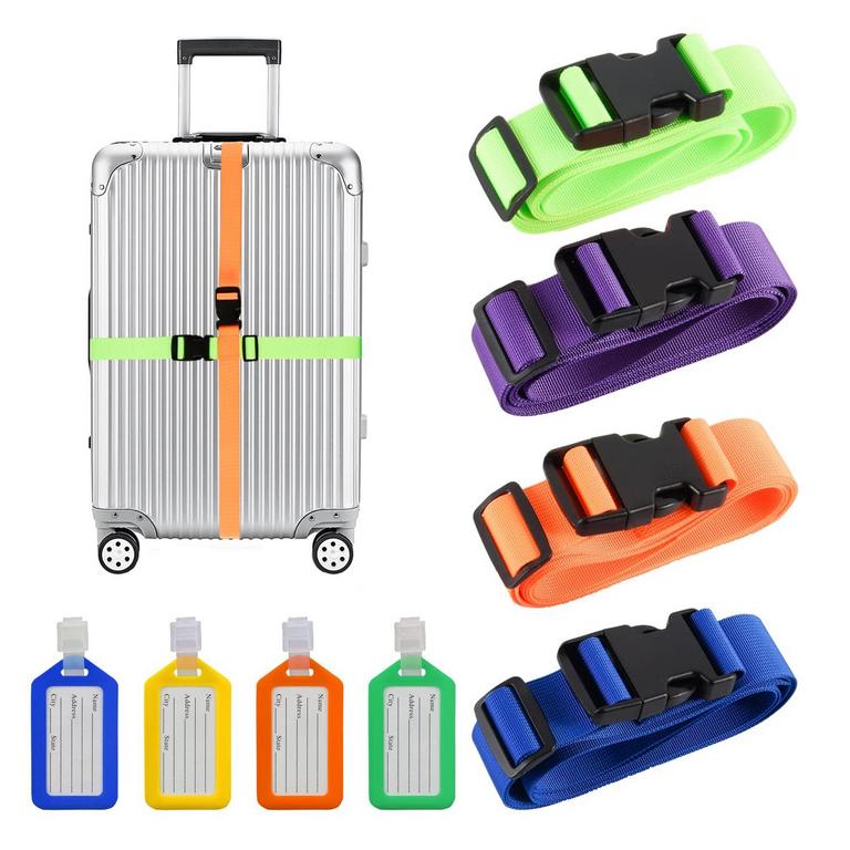 4PK 76IN LUGGAGE STRAPS