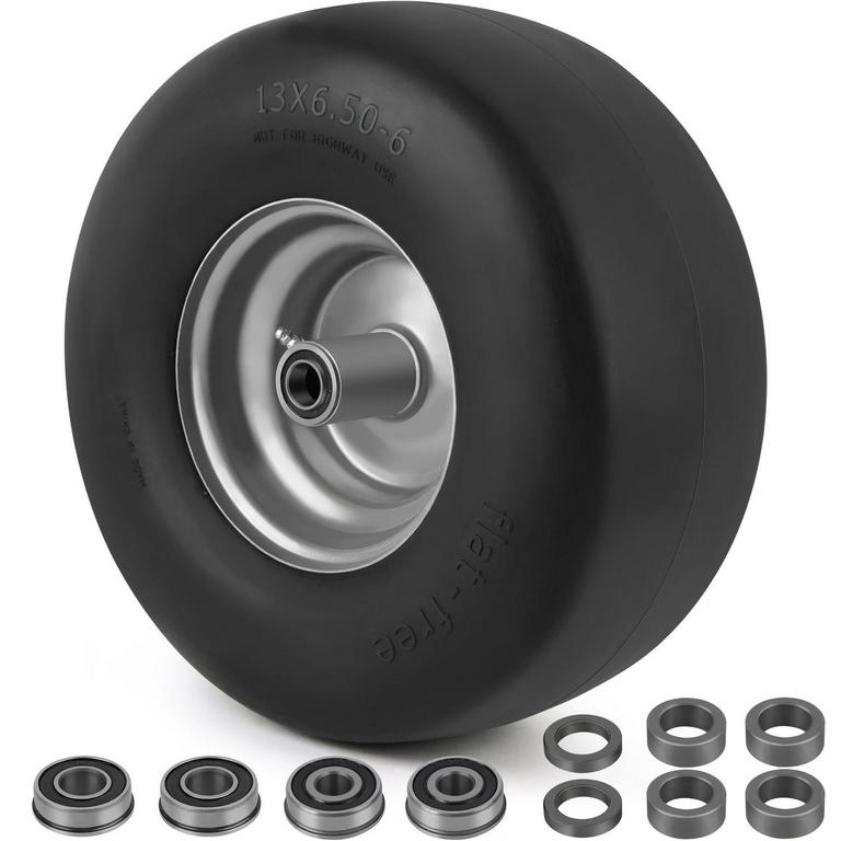 LOTFANCY 13X6.50-6 FLAT FREE TIRE
