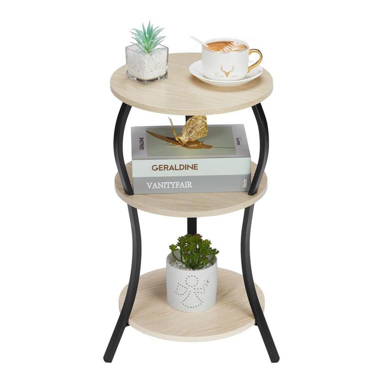 3-TIER ROUND SIDE TABLE