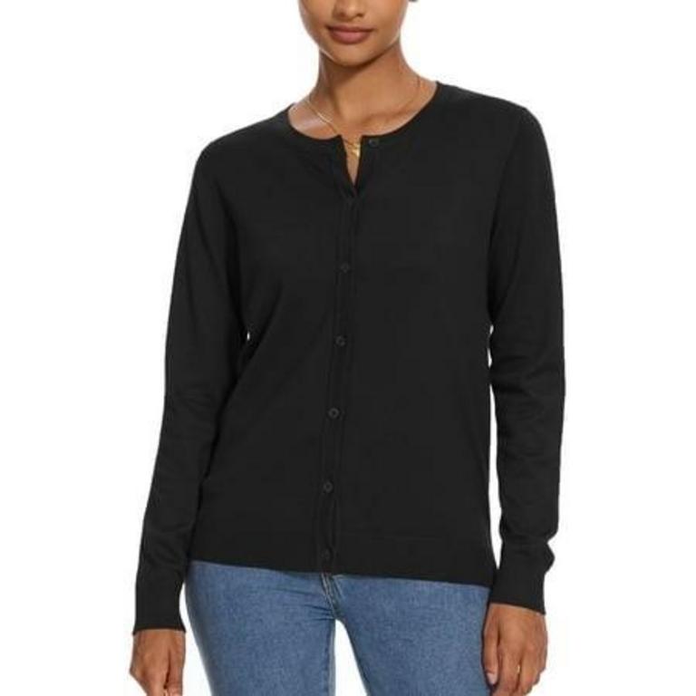 XL BUTTON-DOWN CARDIGAN