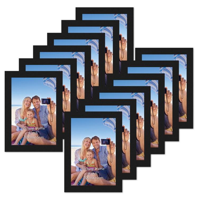 HORLIMER 4IN X 6IN PHOTO FRAMES 12PK