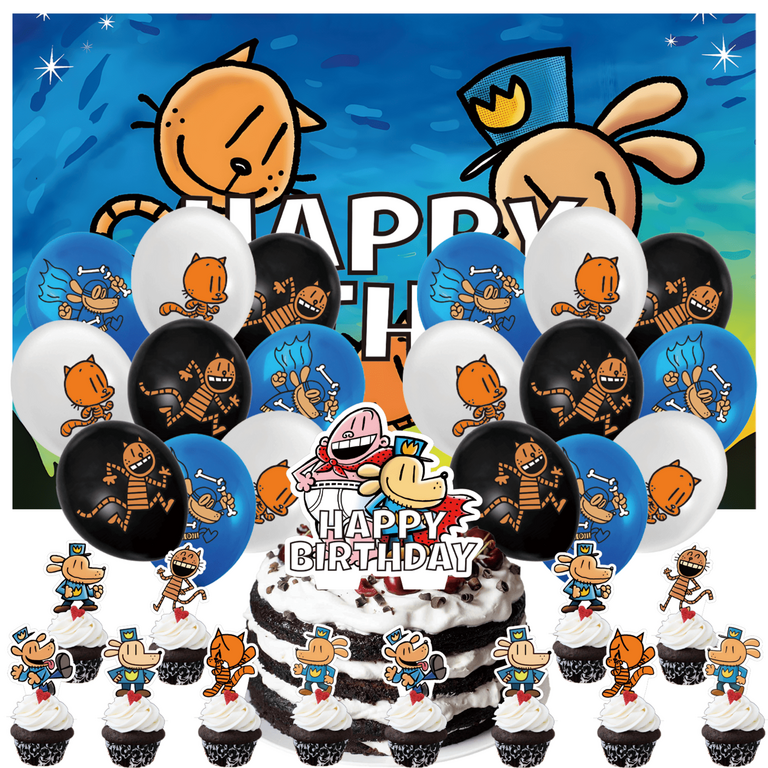 32PCS CARTOON PARTY DECOR