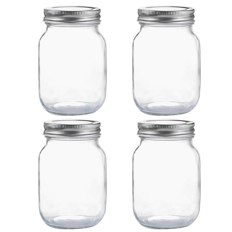 YINGERHUAN MASON JARS 16OZ 4PK