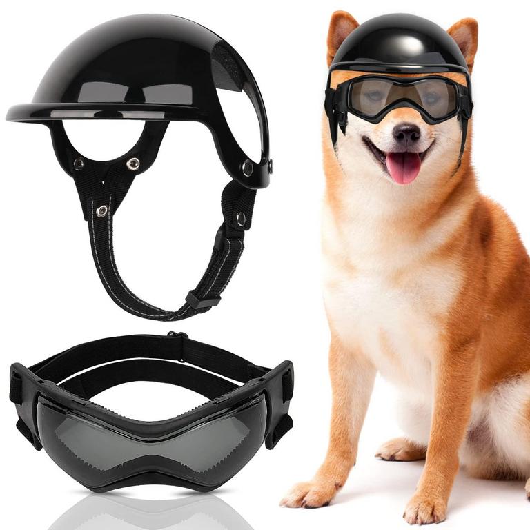 DOG HELMET & GOGGLES