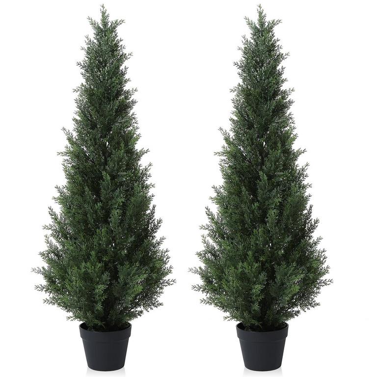 DR.PLANZEN ARTIFICIAL CEDAR TREES 4FT 2PK