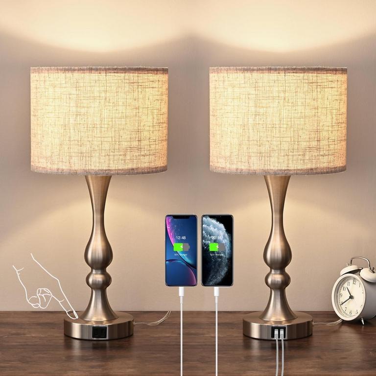 EDISHINE TOUCH CONTROL LAMPS 20.7IN 2PK