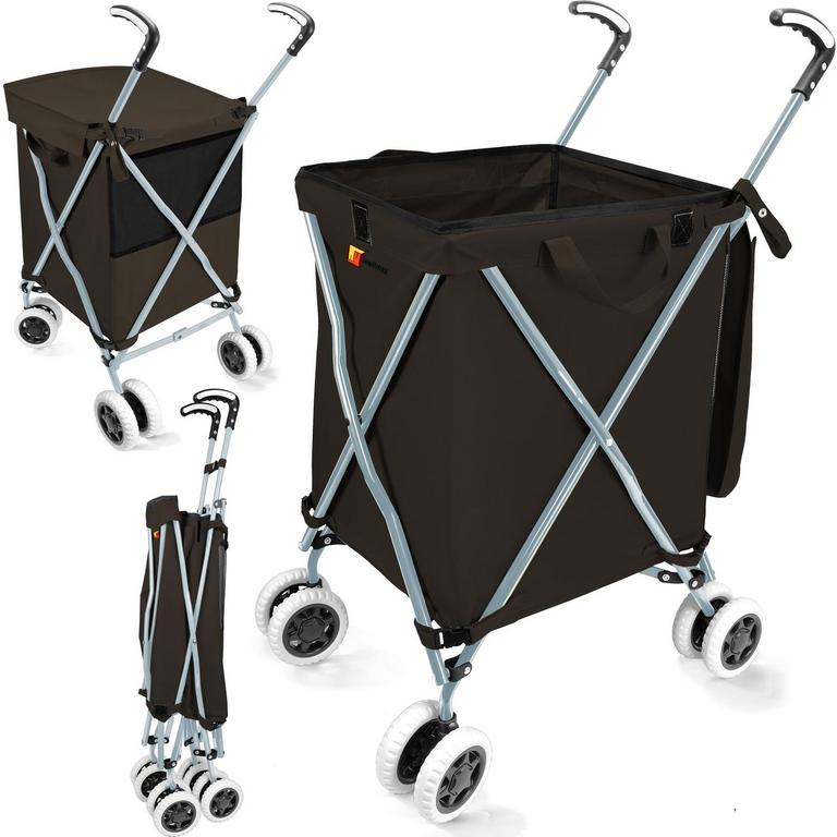 WELLMAX FOLDING CART BLACK