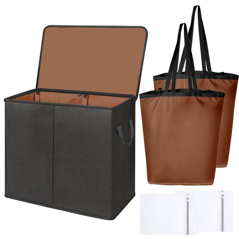 YOUPINS DOUBLE LAUNDRY HAMPER 105L