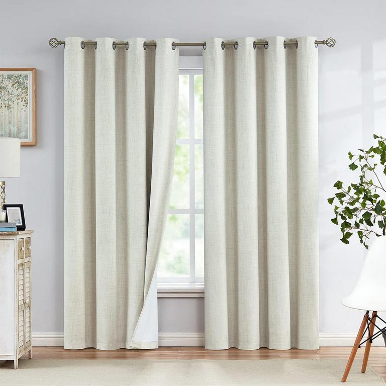 BAZAAHM CURTAIN PANELS 95IN X 52IN 2PK