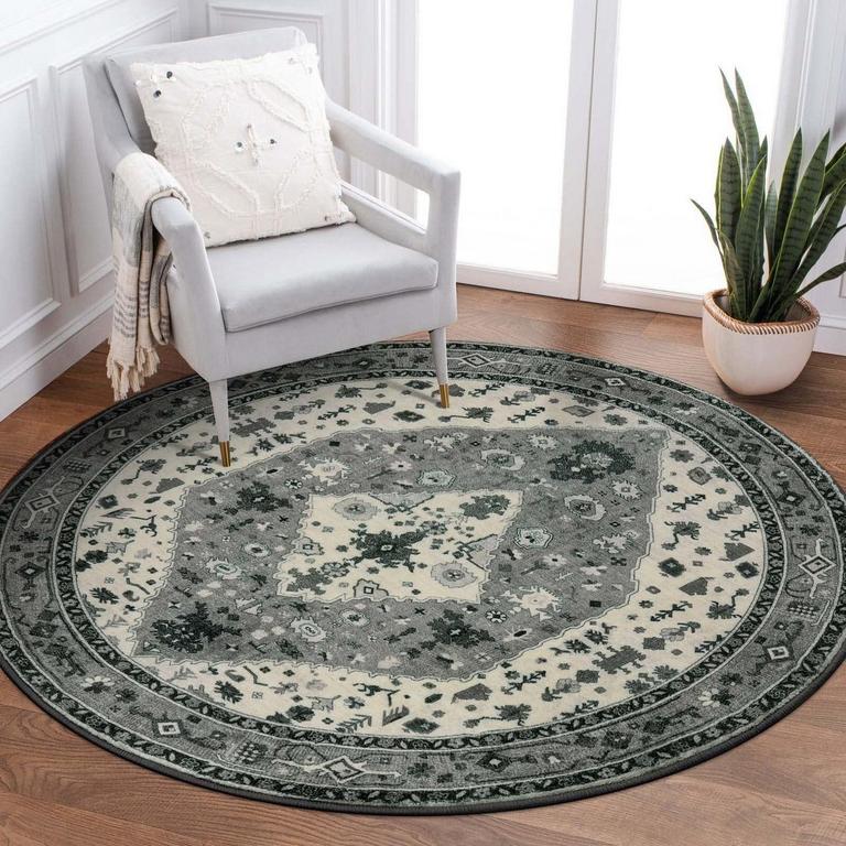 LAHOME 3FT ROUND RUG