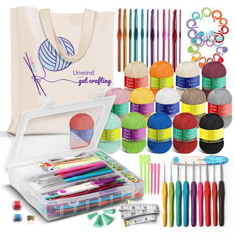CRAFTBUD 73PC CROCHET KIT