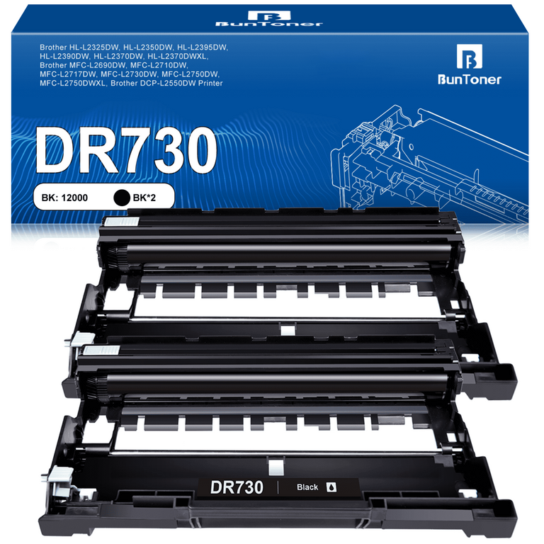 BUNTONER DR730 DR-730 DRUM UNIT 2PK