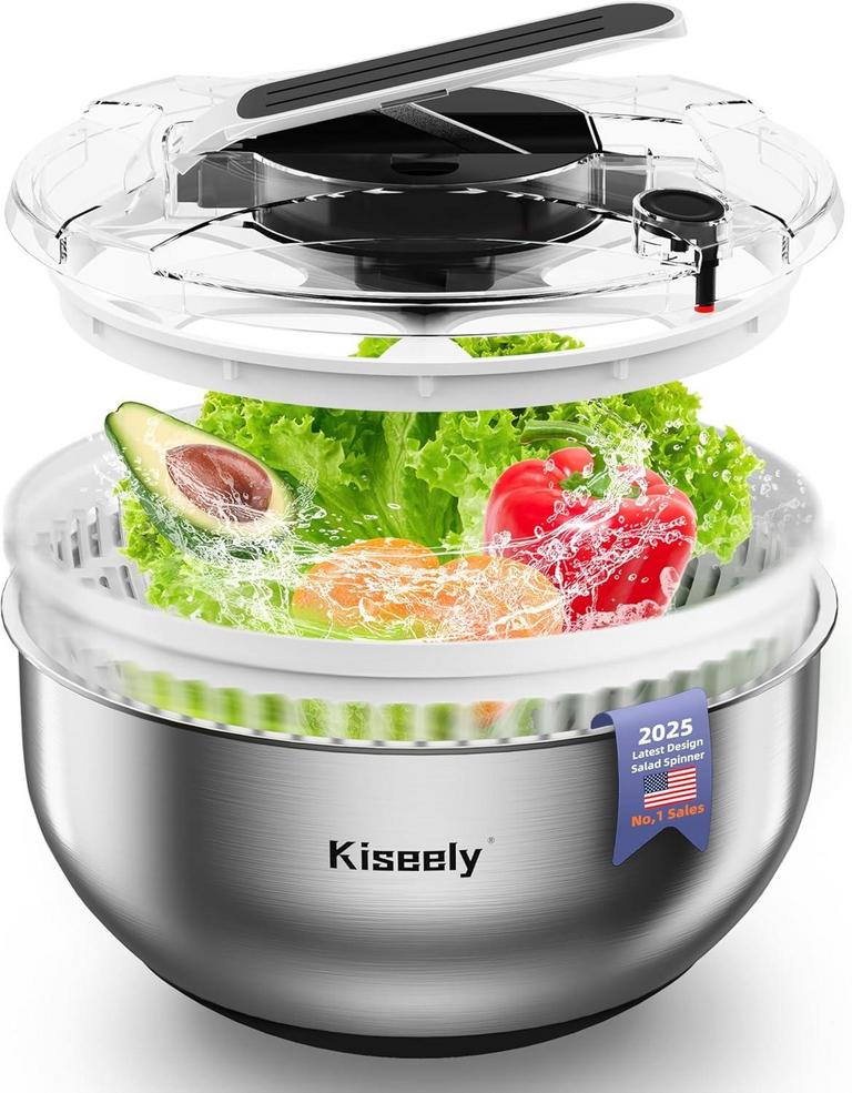 KISEELY SALAD SPINNER