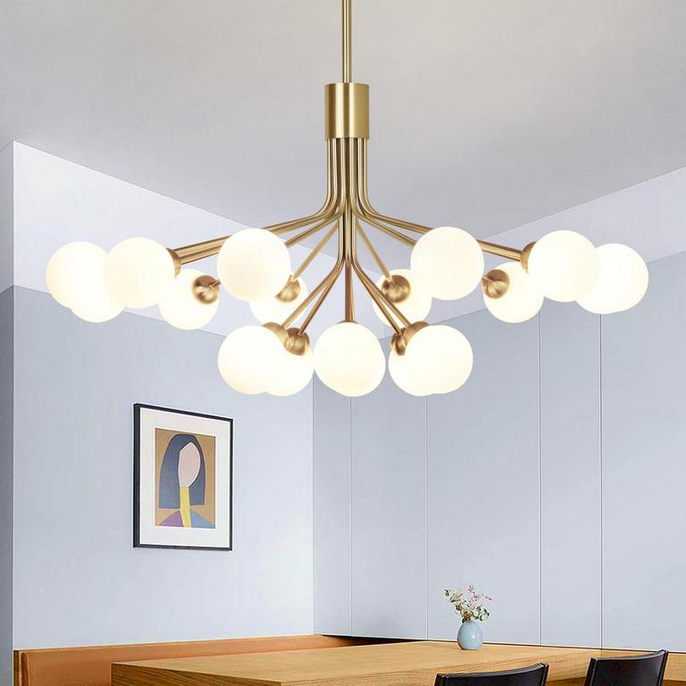 WANSI SHINE 35.4IN CHANDELIER