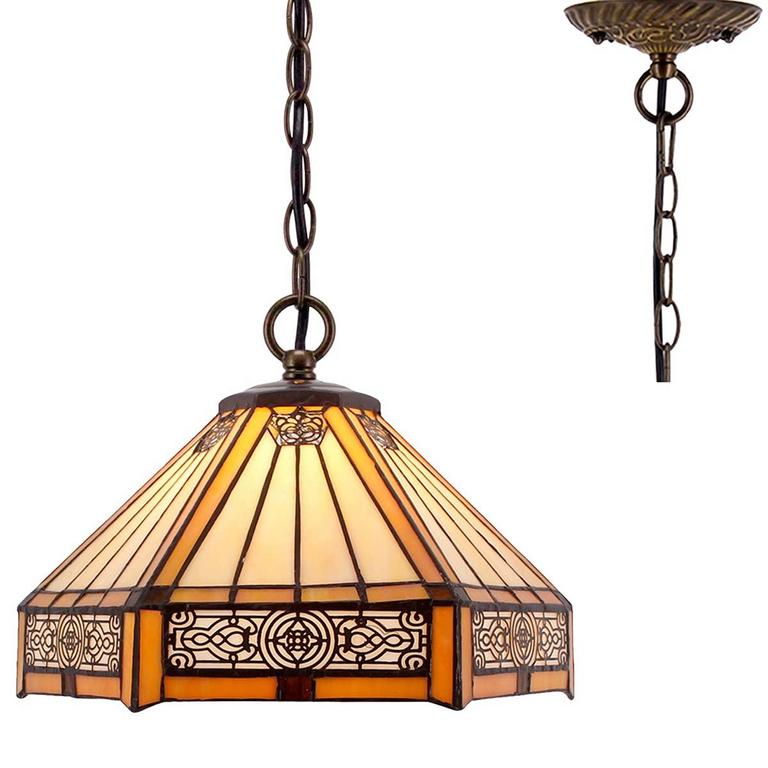 WERFACTORY TIFFANY LAMP 12"D