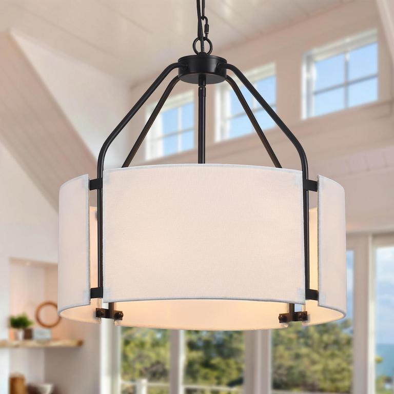 FANOUSEK DRUM CHANDELIER 18"D