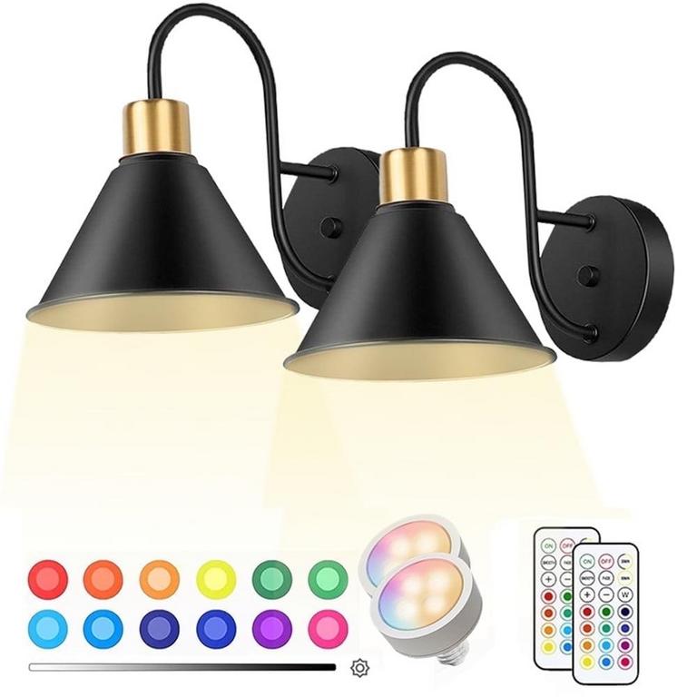 2PK WALL SCONCES