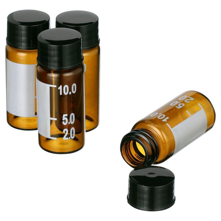 JIUWU 10ML AMBER BOTTLES 50PK