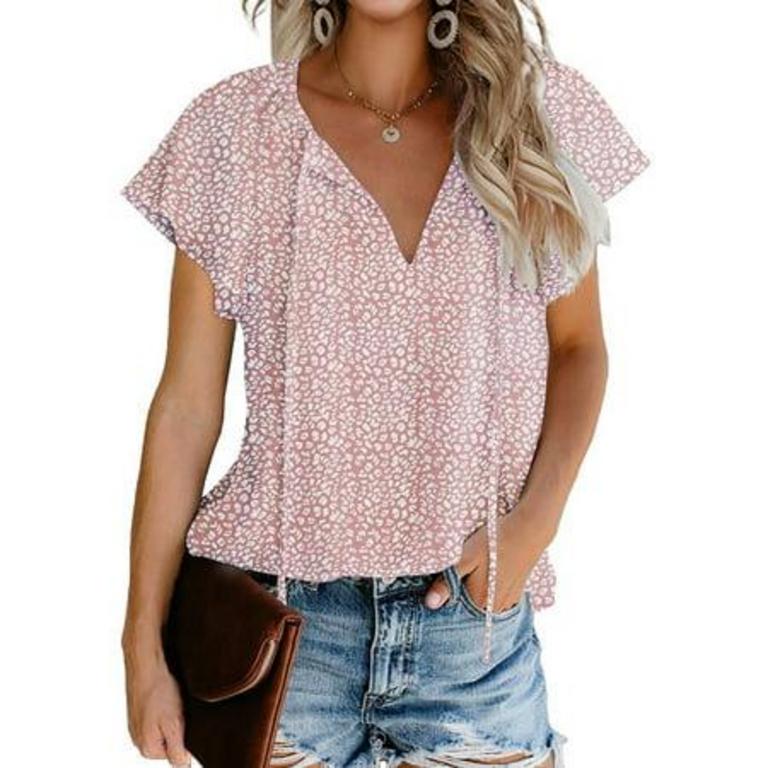 L FLORAL BLOUSE