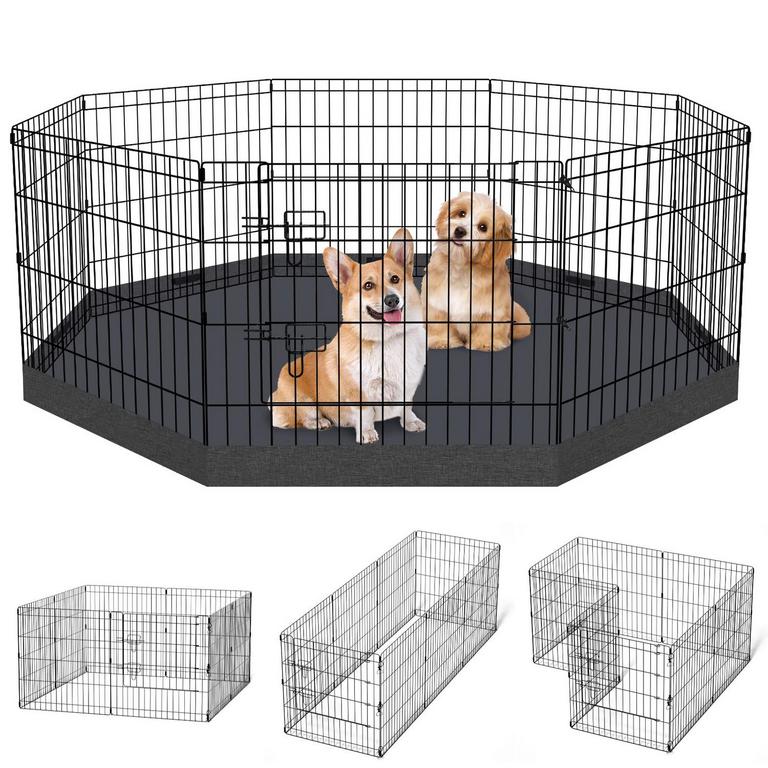 PEEKABOO 24IN DOG PEN PANELS 8PCS