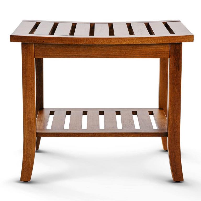 TEAK SHOWER BENCH L 21.3IN