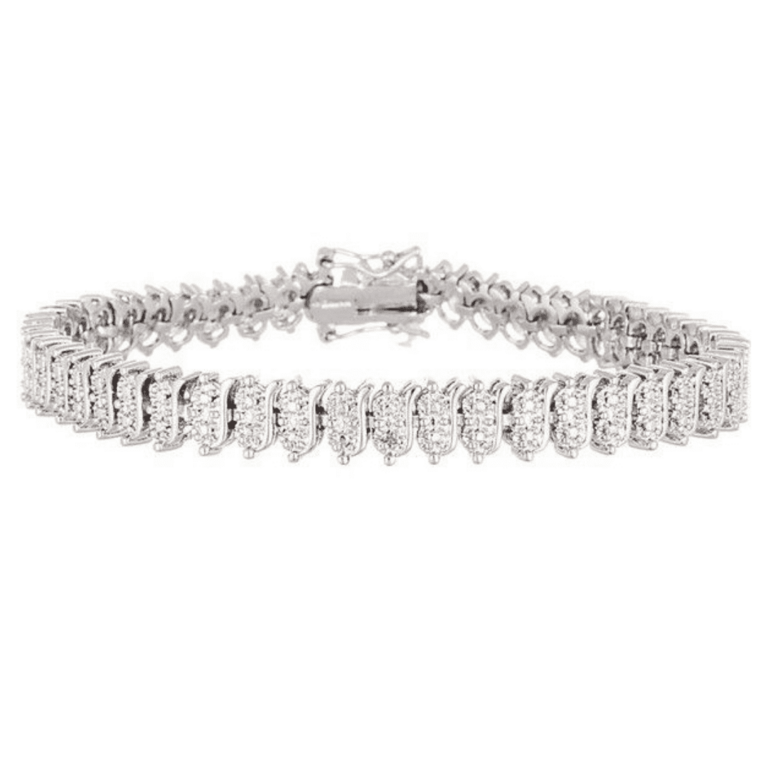 18K DIAMOND TENNIS BRACELET