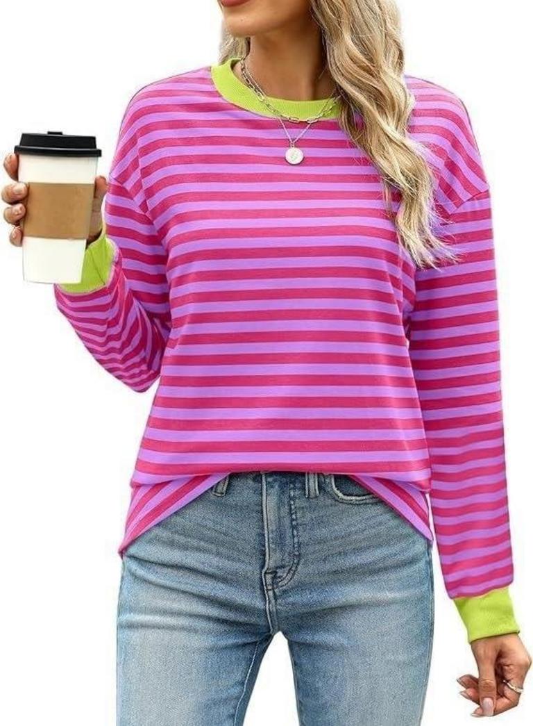 XL CASUAL STRIPED TOP